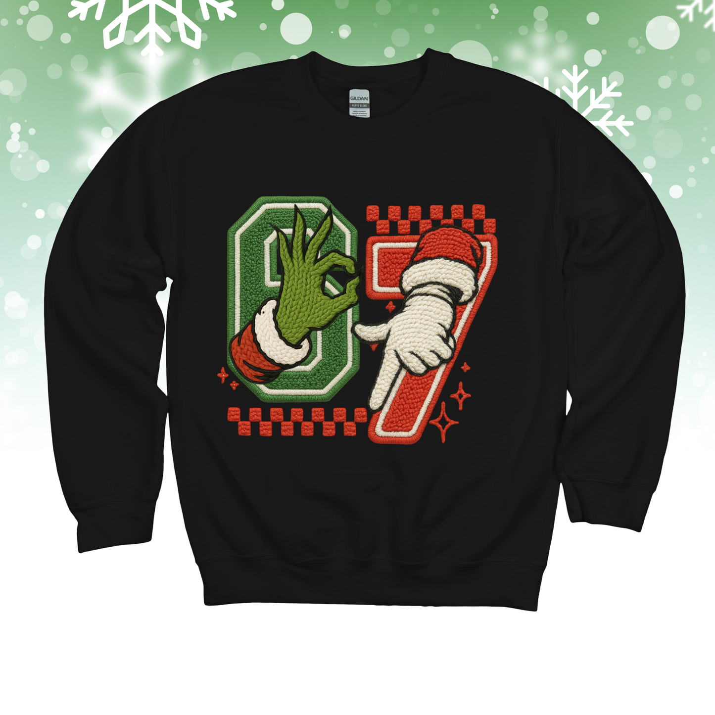 67 Sweatshirt Grinch Hands Sweatshirt