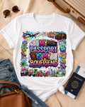My Passport Is My Boyfriend Travel T Shirt | Vacation Shirt