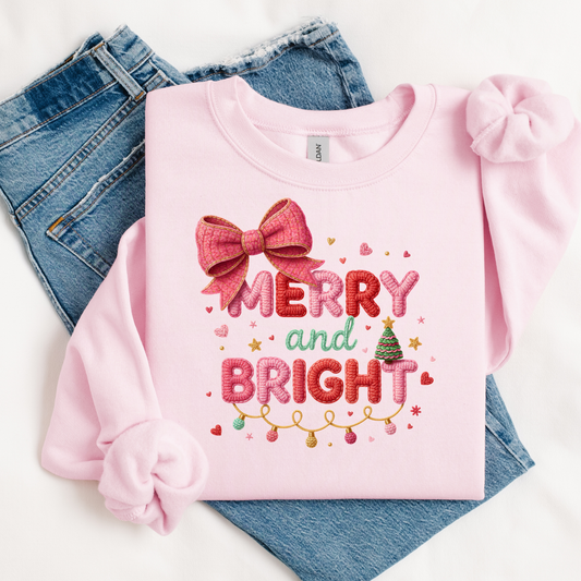 Merry and Bright Christmas Shirt
