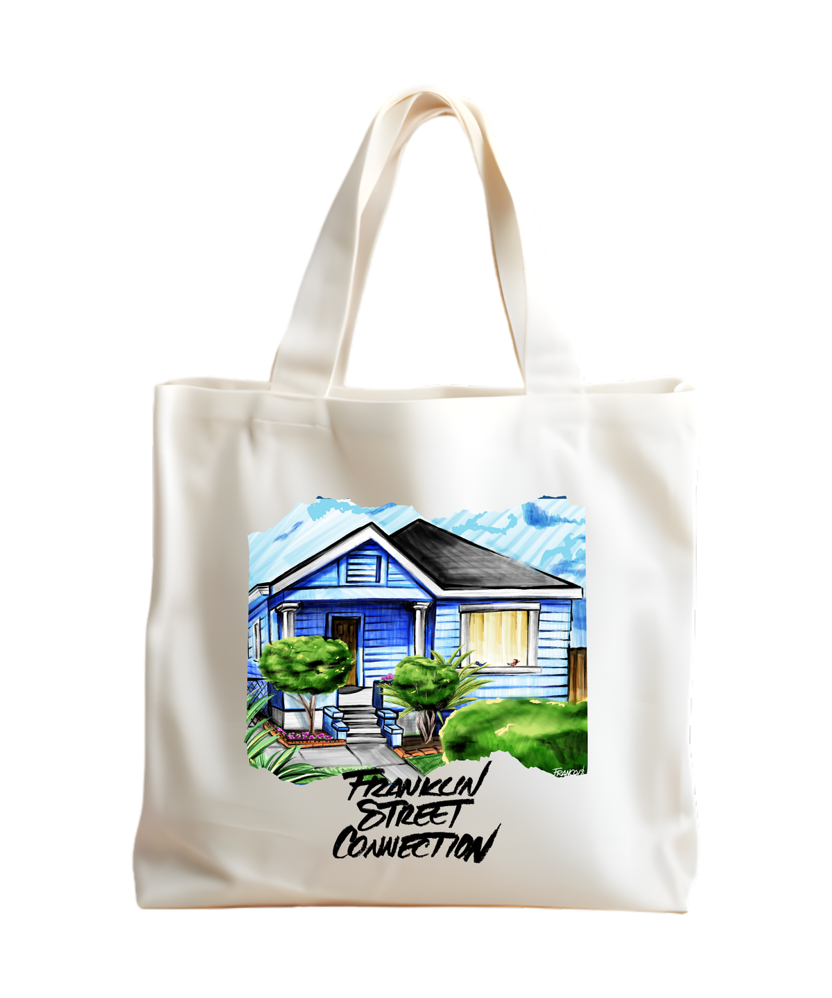 Franklin Street Connection Family Celebration Canvas Tote Bag