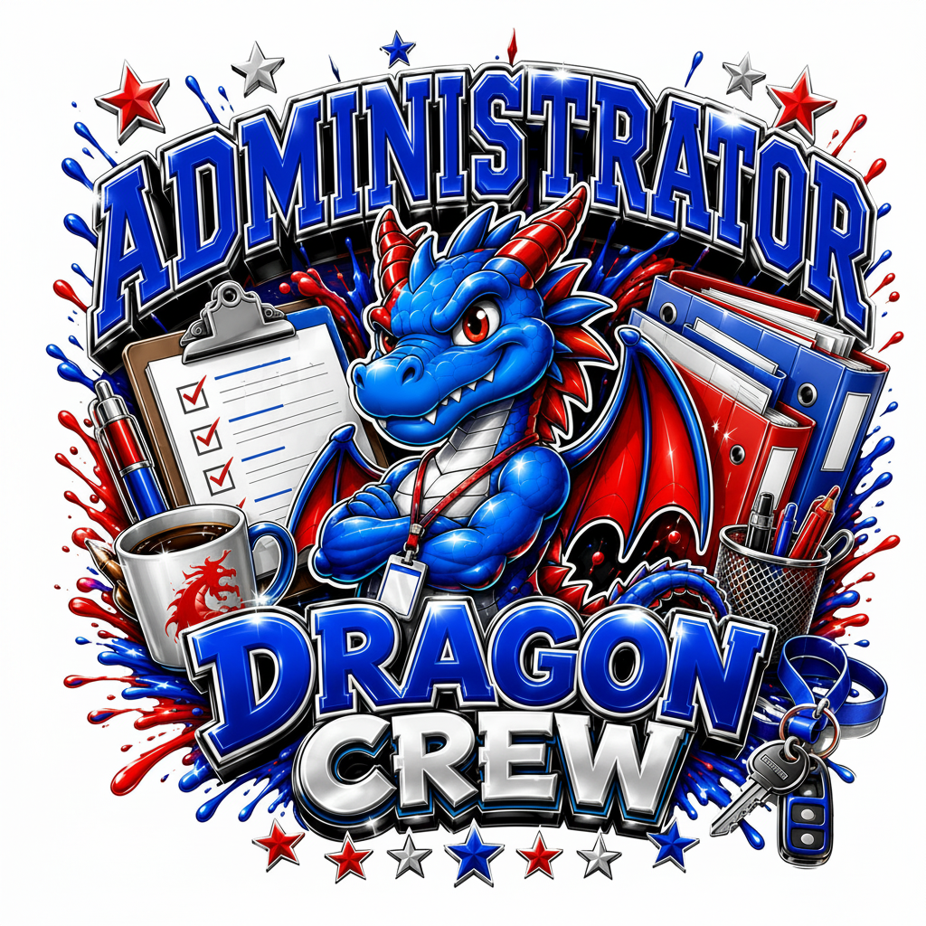 Administrator Dragon Crew - White Background