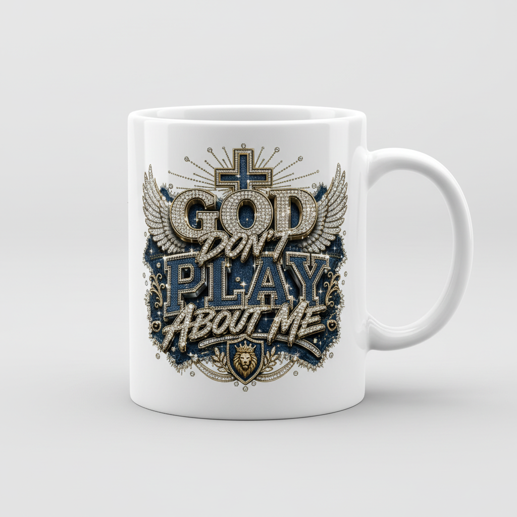 God Don’t Play About Me Coffee Mug | Christian Gift