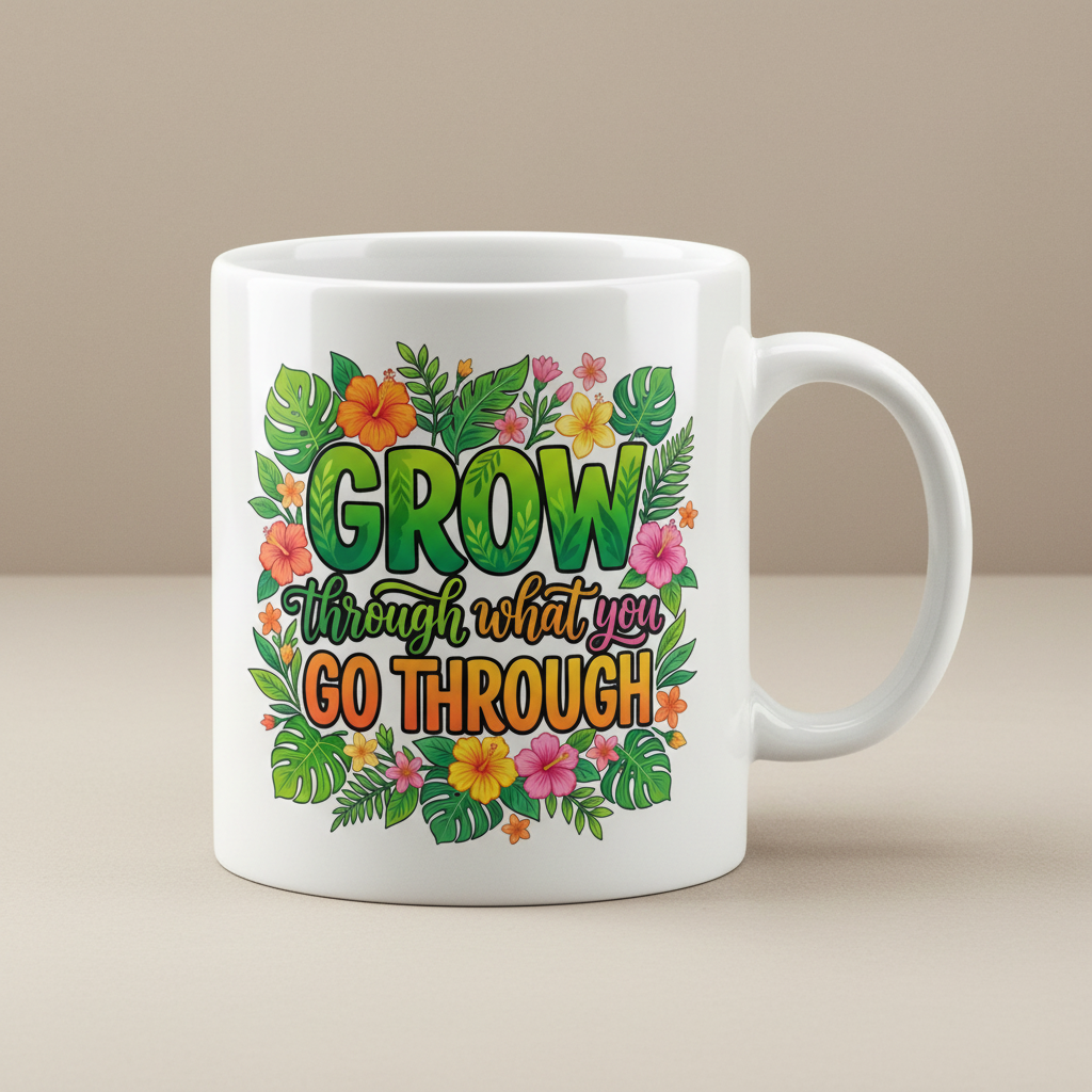 Grow Through What You Go Through Coffee Mug